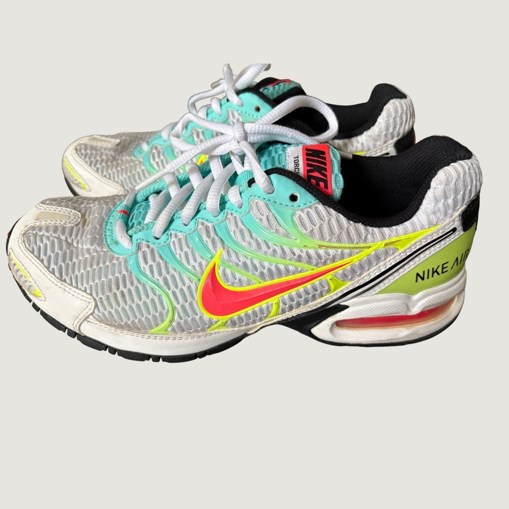 Nike Air Max Torch 4 Womens Running Shoes White Volt Pink CW5607-100 Size 8.5
